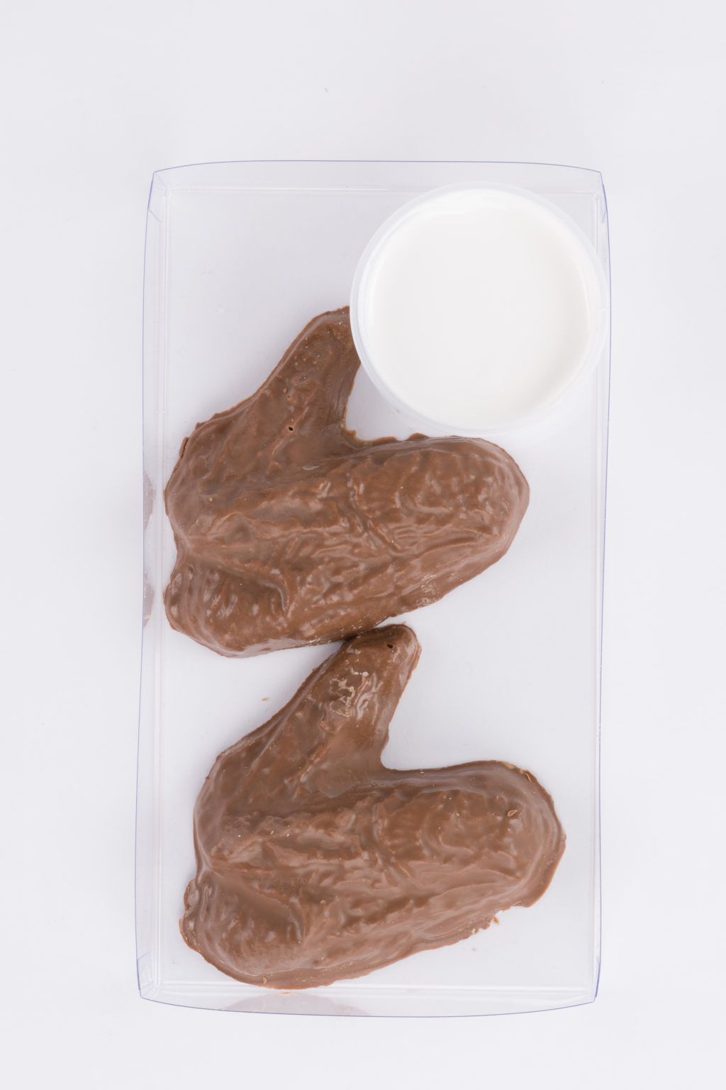 Chocolate Wings stuffed with Peanut Butter CB Stuffer