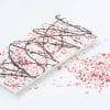 White chocolate peppermint bar