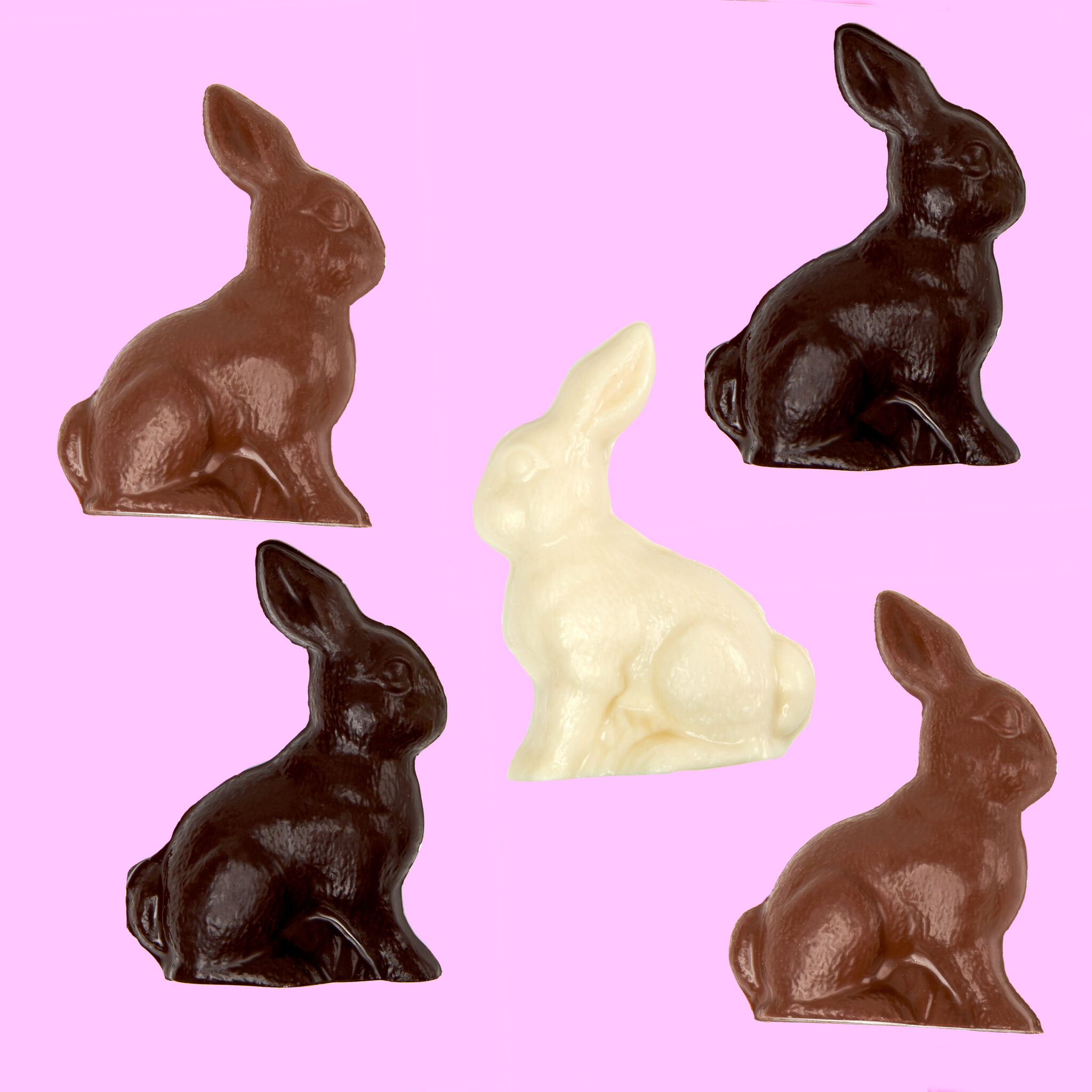 Solid Chocolate Easter Bunny CB Stuffer