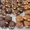 Chocolate, caramel and nuts